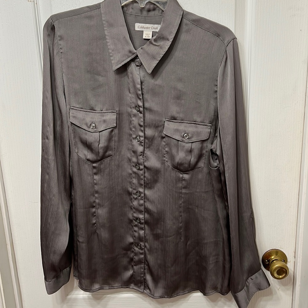 Button Up Coldwater Creek Top